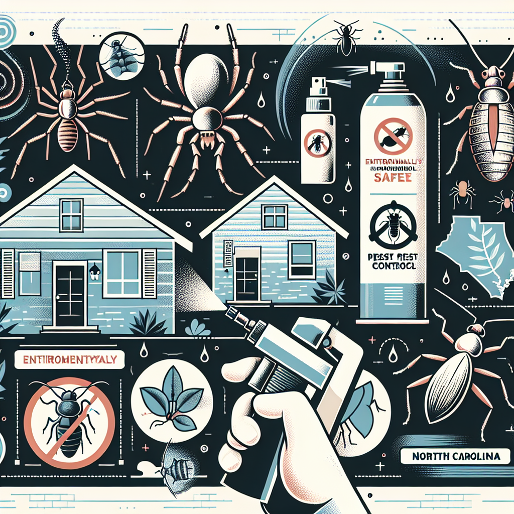 A comprehensive depiction of Saber Exterminating's wide-ranging pest control services, indicating their methodical, environmentally conscious approach across North Carolina.